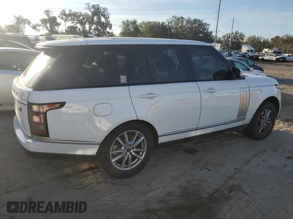 2016 Land Rover Range Rover with VIN SALGR2PF9GA305228, listed as a Copart auction lot 84160594 with 129,106 mi miles and Clean Title. Bid and sale history available at carsss.com. Image 3.