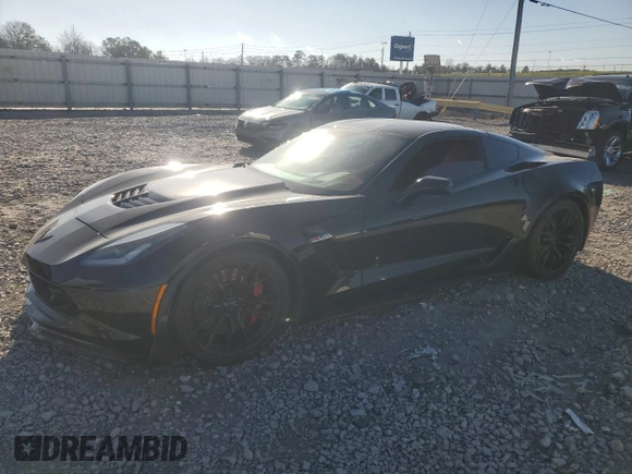 2016 Chevrolet Corvette Z06 3LZ with VIN 1G1YU2D64G5606568, listed as a Copart auction lot 86826494 with 0 mi miles and Salvage Title. Bid and sale history available at carsss.com. Image 1.