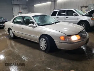 2000 Lincoln Continental with VIN 1LNHM97V2YY760288, listed as a Copart auction lot 80894624 with 115,785 mi miles and Salvage Title. Bid and sale history available at carsss.com. Image 4.