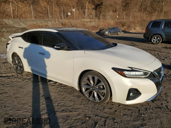 2023 Nissan Maxima Platinum z VIN 1N4AA6FV6PC513856, wystawiony jako Copart lot #88637125 z przebiegiem 25 821 mil mil oraz Szkoda całkowita • Salvage title. Historia ofert i sprzedaży dostępna na DreamBid. Obrazek 4.