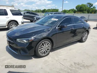 2024 Mercedes-Benz CLA 250 with VIN W1K5J4HB5RN454945, listed as a Copart auction lot 56650145 with 12,917 mi miles and Salvage title. Bid and sale history available at DreamBid. Image 1.