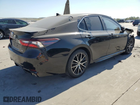 2021 Toyota Camry SE Nightshade with VIN 4T1G11AK9MU537168, listed as a Copart auction lot 77656134 with 78,594 mi miles and Salvage Title. Bid and sale history available at carsss.com. Image 3.