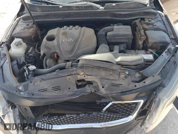 2014 Kia Optima LX with VIN 5XXGM4A76EG337882, listed as a Copart auction lot 53043565 with 98,142 mi miles and Salvage Title. Bid and sale history available at carsss.com. Image 13.