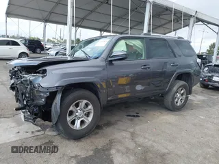2023 Toyota 4Runner SR5 with VIN JTEEU5JRXP5302750, listed as a IAAI auction lot 42125821 with 29,818 mi miles and . Bid and sale history available at DreamBid. Image 2.