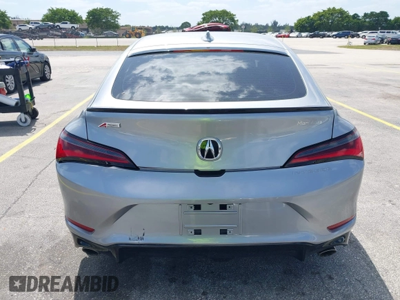 2023 Acura Integra w/A-Spec Package with VIN 19UDE4H39PA009519, listed as a IAAI auction lot 42168571 with 14,661 mi miles and . Bid and sale history available at DreamBid. Image 16.