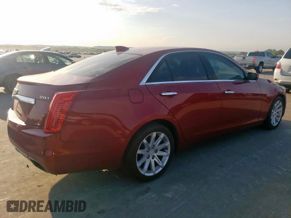 2016 Cadillac CTS RWD with VIN 1G6AP5SX9G0121646, listed as a Copart auction lot 52987725 with 168,767 mi miles and Clean title. Bid and sale history available at DreamBid. Image 3.