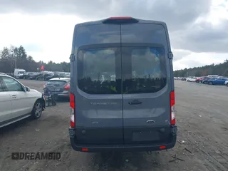 2023 Ford Transit Cargo with VIN 1FTBR3U88PKB86644, listed as a IAAI auction lot 41089106 with 8,095 mi miles and . Bid and sale history available at DreamBid. Image 16.