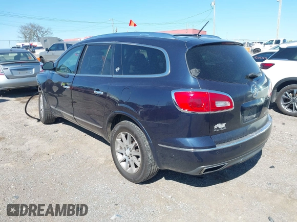 2015 Buick Enclave Leather with VIN 5GAKRBKD6FJ379388, listed as a IAAI auction lot 42009830 with 215,422 mi miles and . Bid and sale history available at carsss.com. Image 3.