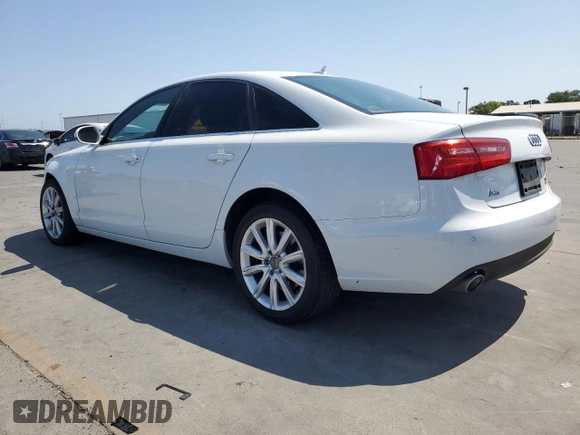 2014 Audi A6 Premium Plus with VIN WAUFMAFC5EN045299, listed as a Copart auction lot 59783855 with 117,488 mi miles and Clean title. Bid and sale history available at DreamBid. Image 2.