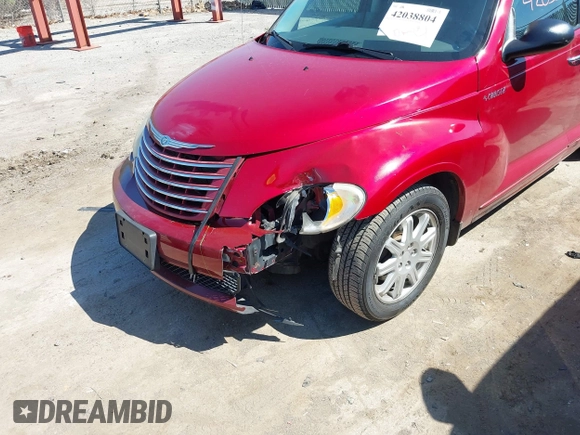 2006 Chrysler PT Cruiser Limited with VIN 3A8FY68876T314703, listed as a IAAI auction lot 42038804 with 142,614 mi miles. Bid and sale history available at carsss.com. Image 6.