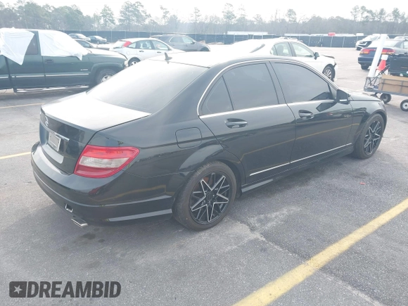 2010 Mercedes-Benz C-Class C 300 Sport with VIN WDDGF5EB9AR093902, listed as a IAAI auction lot 41789020 with 173,459 mi miles. Bid and sale history available at carsss.com. Image 4.