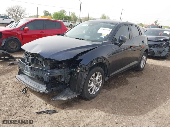 2020 Mazda CX-3 Sport with VIN JM1DKDB76L1465765, listed as a IAAI auction lot 41841504 with 35,740 mi miles. Bid and sale history available at carsss.com. Image 18.