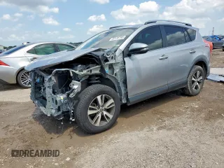 2018 Toyota RAV4 XLE with VIN JTMWFREVXJJ210327, listed as a Copart auction lot 60136765 with 14,886 mi miles and Salvage title. Bid and sale history available at DreamBid. Image 1.