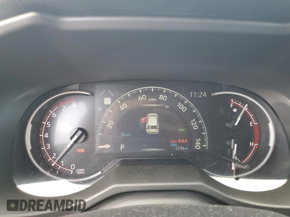 2025 Toyota RAV4 LE with VIN 2T3K1RFV0SC305544, listed as a Copart auction lot 51659605 with 2,246 mi miles and Salvage Title. Bid and sale history available at carsss.com. Image 9.