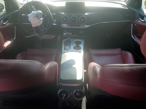 2019 Kia Stinger GT1 with VIN KNAE45LC1K6045278, listed as a Copart auction lot 78617794 with Not Provided miles and Salvage Title. Bid and sale history available at DreamBid. Image 8.