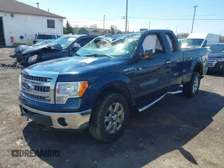 2013 Ford F-150 XL with VIN 1FTFX1EFXDKG21202, listed as a IAAI auction lot 41833771 with 142,152 mi miles. Bid and sale history available at carsss.com. Image 2.
