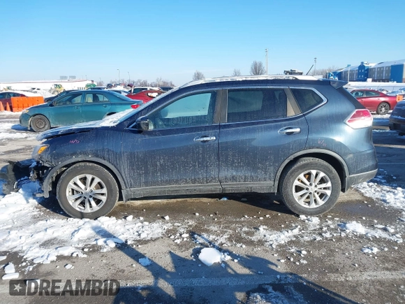 2016 Nissan Rogue S with VIN KNMAT2MT4GP651385, listed as a IAAI auction lot 41260834 with 120,932 mi miles and . Bid and sale history available at DreamBid. Image 14.