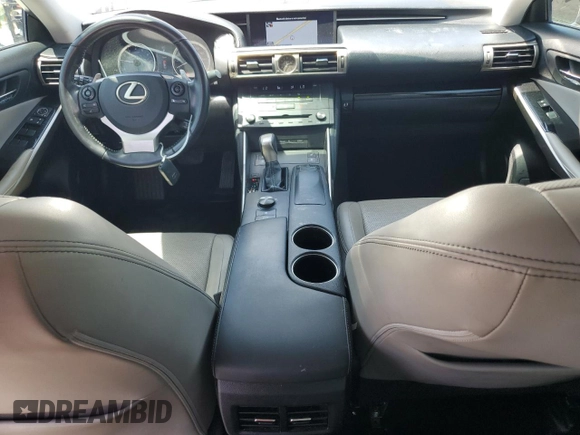 2015 Lexus IS 350 with VIN JTHBE1D22F5018828, listed as a Copart auction lot 57232955 with 139,766 mi miles and Salvage title. Bid and sale history available at DreamBid. Image 8.