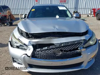 2015 Infiniti Q50 with VIN JN1BV7AR3FM405659, listed as a IAAI auction lot 41949596 with 101,196 mi miles and . Bid and sale history available at DreamBid. Image 6.