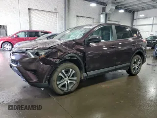 2017 Toyota RAV4 LE with VIN 2T3BFREV2HW693340, listed as a Copart auction lot 61371145 with 108,555 mi miles and Salvage title. Bid and sale history available at DreamBid. Image 1.