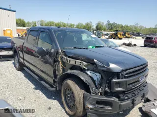 2019 Ford F-150 XL with VIN 1FTFW1E52KFD24795, listed as a Copart auction lot 53273995 with 48,181 mi miles and Salvage Title. Bid and sale history available at carsss.com. Image 4.