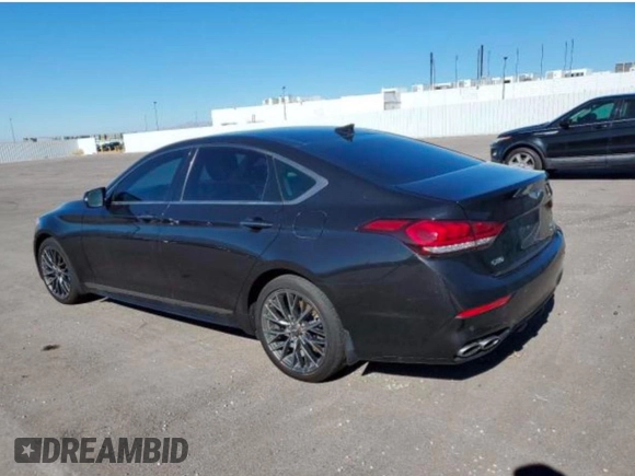 2018 Genesis G80 Sport with VIN KMHGN4JB9JU271815, listed as a Copart auction lot 84330524 with 96,628 mi miles and Clean Title. Bid and sale history available at DreamBid. Image 3.