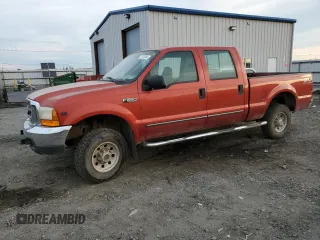 2000 Ford Super Duty F-250 XL with VIN 1FTNW21S2YEC54808, listed as a Copart auction lot 75731584 with 155,290 mi miles and Salvage Title. Bid and sale history available at carsss.com. Image 1.