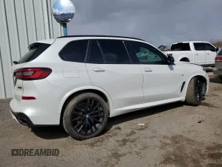 2021 BMW X5 M50i with VIN 5UXJU4C05M9E57370, listed as a Copart auction lot 50819455 with 88,583 mi miles and Clean Title. Bid and sale history available at carsss.com. Image 3.