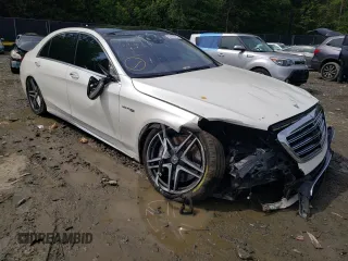 2018 Mercedes-Benz S 63 AMG with VIN WDDUG8JB7JA394237, listed as a Copart auction lot 53479713 with Not Provided miles and . Bid and sale history available at DreamBid. Image 4.