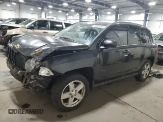 2008 Jeep Compass Sport with VIN 1J8FF47W48D705245, listed as a Copart auction lot 48967995 with 195,233 mi miles and Salvage Title. Bid and sale history available at carsss.com. Image 1.