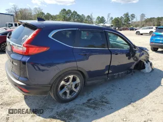 2017 Honda CR-V EX-L with VIN 5J6RW2H84HL018727, listed as a Copart auction lot 50523945 with 125,342 mi miles and Salvage Title. Bid and sale history available at DreamBid. Image 3.