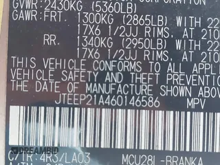 2006 Toyota Highlander w/3rd Row z VIN JTEEP21A460146586, wystawiony jako IAAI lot #42256255 z przebiegiem 198 011 mil mil oraz . Historia ofert i sprzedaży dostępna na DreamBid. Obrazek 9.