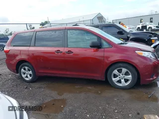 2016 Toyota Sienna L with VIN 5TDZK3DC7GS752874, listed as a IAAI auction lot 42509340 with 100,051 mi miles and . Bid and sale history available at DreamBid. Image 13.