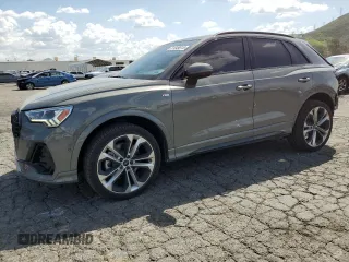 2021 Audi Q3 S line Premium Plus with VIN WA1EECF33M1006573, listed as a Copart auction lot 51449015 with 52,488 mi miles and Salvage Title. Bid and sale history available at carsss.com. Image 1.