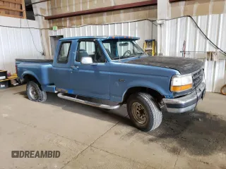 1993 Ford F-150 with VIN 1FTEX14N2PKB50753, listed as a Copart auction lot 61099185 with 144,074 mi miles and Salvage title. Bid and sale history available at DreamBid. Image 4.