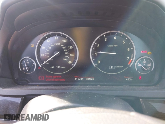 2012 BMW 7 Series 740i with VIN WBAKA4C58CDS99381, listed as a IAAI auction lot 41655715 with 112,731 mi miles and . Bid and sale history available at DreamBid. Image 7.