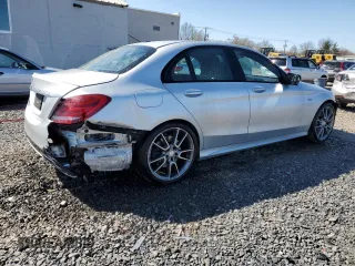 2016 Mercedes-Benz C 450 AMG with VIN 55SWF6EB4GU133361, listed as a Copart auction lot 52425485 with 101,079 mi miles and Salvage title. Bid and sale history available at DreamBid. Image 3.