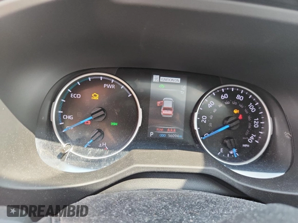 2022 Toyota RAV4 Hybrid XLE z VIN 4T3RWRFV8NU057126, wystawiony jako Copart lot #62759465 z przebiegiem 56 094 mil mil oraz Szkoda całkowita • Salvage title. Historia ofert i sprzedaży dostępna na DreamBid. Obrazek 9.