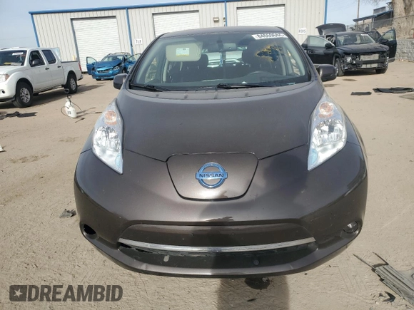 2016 Nissan LEAF SV with VIN 1N4BZ0CP0GC303642, listed as a Copart auction lot 84659664 with 95,180 mi miles and Salvage Title. Bid and sale history available at carsss.com. Image 5.