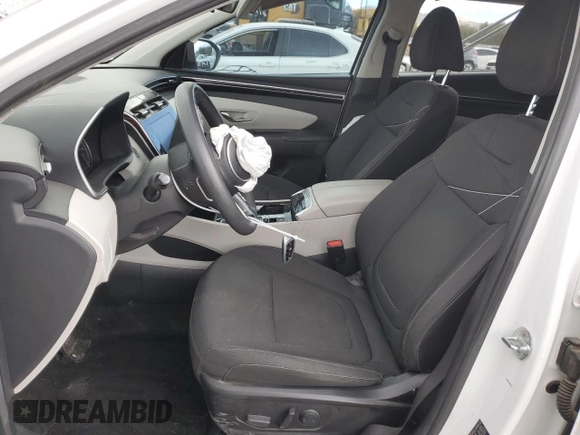 2022 Hyundai Tucson SEL with VIN 5NMJB3AE6NH029908, listed as a Copart auction lot 47943585 with 65,542 mi miles and Salvage Title. Bid and sale history available at carsss.com. Image 7.