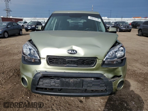 2013 Kia Soul + with VIN KNDJT2A6XD7492558, listed as a Copart auction lot 49916135 with 54,266 mi miles and Salvage Title. Bid and sale history available at DreamBid. Image 5.