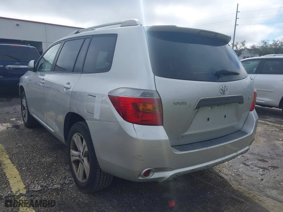2008 Toyota Highlander Sport with VIN JTEDS43A282063264, listed as a IAAI auction lot 41664740 with 118,756 mi miles. Bid and sale history available at carsss.com. Image 3.