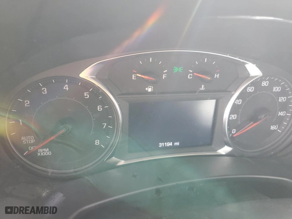 2023 Chevrolet Equinox LS with VIN 3GNAXSEG4PL191587, listed as a Copart auction lot 77676964 with 31,194 mi miles and Salvage Title. Bid and sale history available at carsss.com. Image 9.