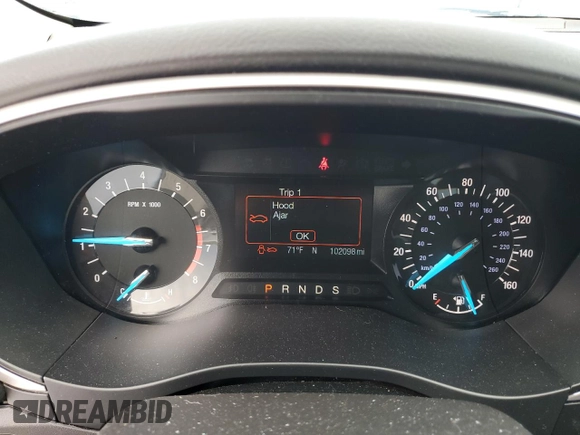 2015 Ford Fusion SE with VIN 3FA6P0H7XFR213558, listed as a Copart auction lot 60830085 with 102,098 mi miles and Salvage title. Bid and sale history available at DreamBid. Image 9.