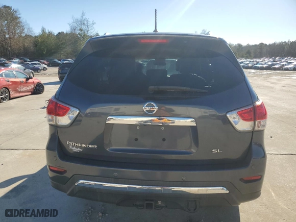 2013 Nissan Pathfinder SL with VIN 5N1AR2MN9DC684896, listed as a Copart auction lot 42385005 with 95,696 mi miles and Salvage Title. Bid and sale history available at carsss.com. Image 6.