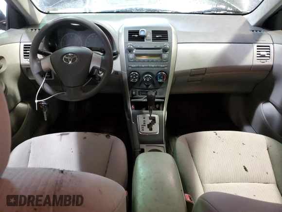 2010 Toyota Corolla with VIN JTDBU4EE2A9119061, listed as a Copart auction lot 55484173 with 290,950 mi miles and Salvage Title. Bid and sale history available at carsss.com. Image 8.