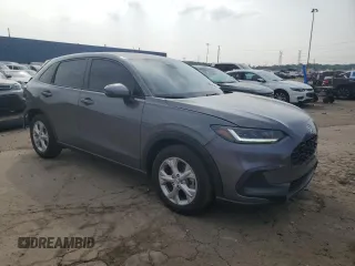 2023 Honda HR-V LX with VIN 3CZRZ2H34PM724332, listed as a Copart auction lot 59351165 with 20,700 mi miles and Salvage title. Bid and sale history available at DreamBid. Image 4.