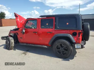 2020 Jeep Wrangler Unlimited Sport S с VIN 1C4HJXDG0LW186740, выставлен на аукционе Copart как лот 65562215 с пробегом 89 160 миль миль и На запчасти • Non repairable. История ставок и продаж доступна на DreamBid. Изображение 2.