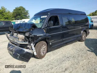 2021 Chevrolet Express Cargo with VIN 1GCWGBF79M1184277, listed as a Copart auction lot 68174964 with Not provided miles and Salvage title. Bid and sale history available at DreamBid. Image 1.