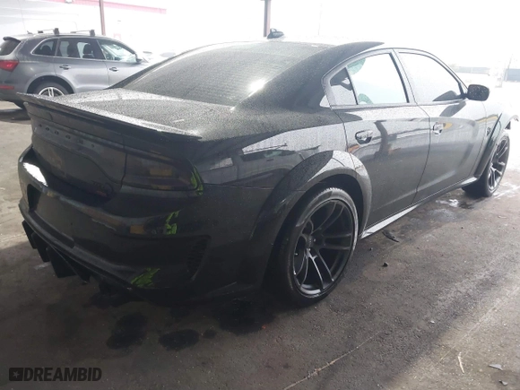 2022 Dodge Charger SRT Hellcat Widebody with VIN 2C3CDXL95NH105998, listed as a IAAI auction lot 41488928 with 1 mi miles. Bid and sale history available at carsss.com. Image 4.